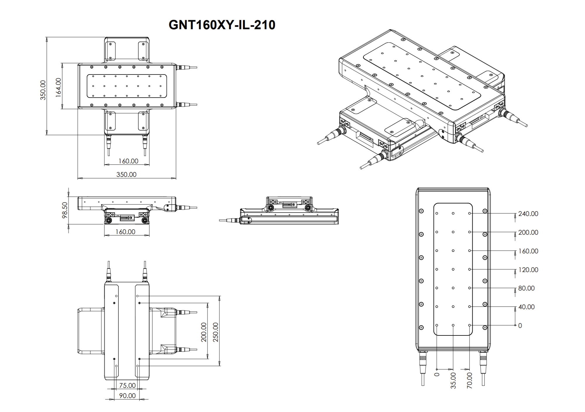 GNT160XY-IL-210 Drawing