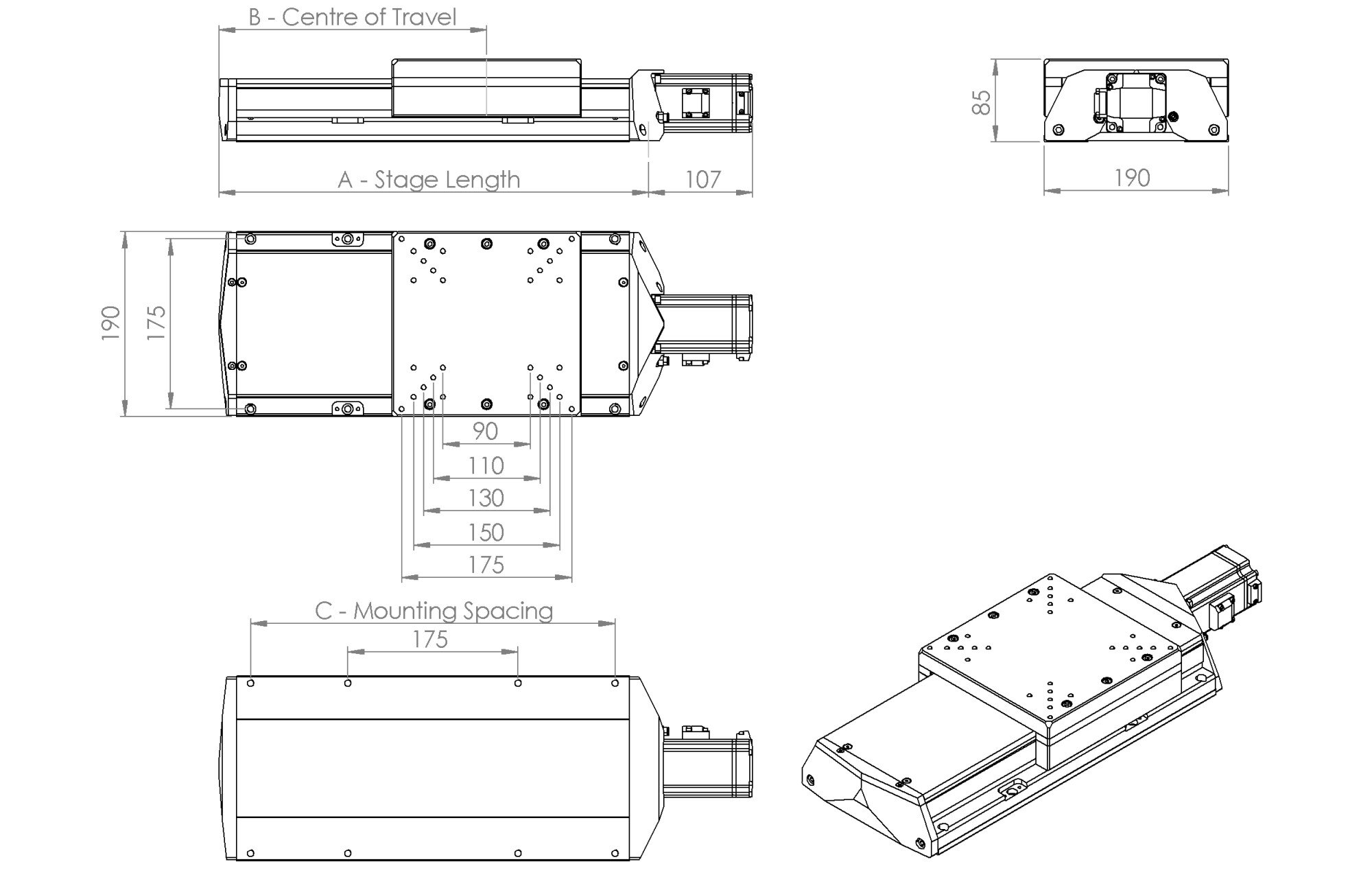 Std Series S190-B Dwg